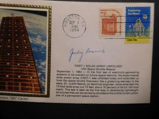 FDC,  NASA,  STS - 41D,  Discovery,  Signed By Judith A.  Resnik,  Sep/01/1984 2