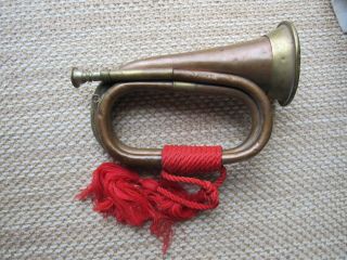 1913 Henry Keat & Sons London Artillery Bugle - Antique Early 20th Century