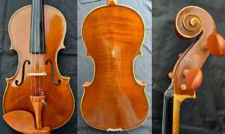 Fine 4/4 Antique Old Violin Label: Charles Le Lyonnais,  Teller Fiddle 小提琴 ヴァイオリン