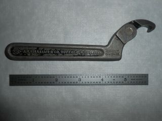 Vintage " J.  H.  Williams & Co.  Usa 471 " Hook Spanner Wrench 3/4 " - 2 "