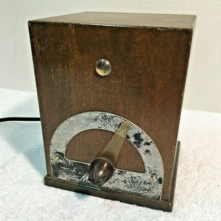 Vintage Crystalab Metronoma Electronic Metronome Wood Case W/light