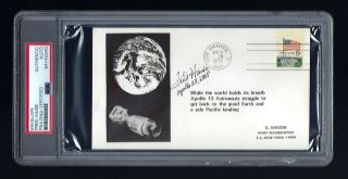 Fred Haise Signed Cover Nasa Apollo 13 Astronaut Psa Authenticated