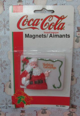 Santa Claus Drinking Coca Cola 3d Magnet Christmas