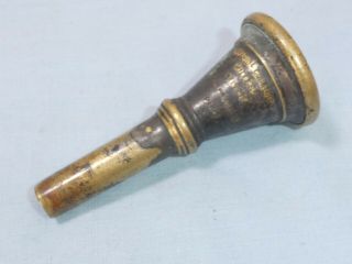 Antique Antoine Courtois Trombone Trumpet Horn Mouth Piece