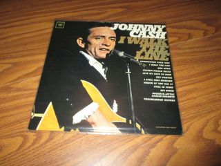 Johnny Cash I Walk The Line [lp] (vinyl,  1964 Columbia) Mono Pressing