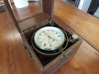 German Glashutter Marine Chronometer