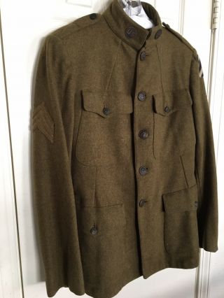 WW 1 U.  S.  Army tunic uniform jacket 3 rd Infantry Division 2