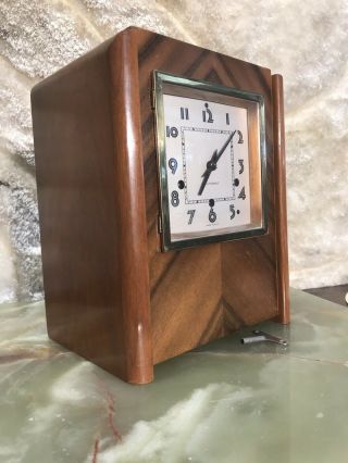 Rare Vintage Antique Usa Seth Thomas Striking 8 Day Clock,  3 Spring & Pendulum.