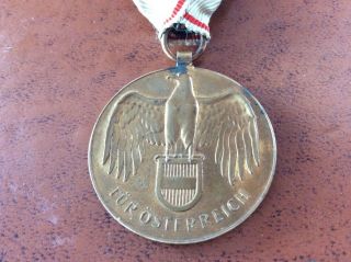 Austria World War One Ww1 1914 1918 Axis Medal For Oesterreich