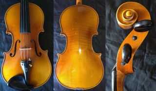 Fine 4/4 Old Antique German Violin Lab.  Adolf Sprenger Fiddle 小提琴 ヴァイオリン Geige