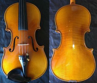FINE 4/4 OLD ANTIQUE GERMAN VIOLIN Lab.  Adolf SPRENGER fiddle 小提琴 ヴァイオリン Geige 2