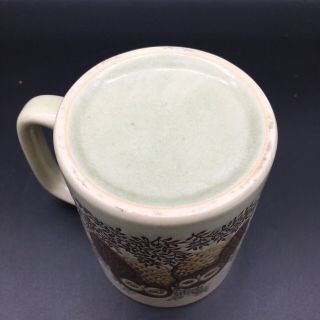 Otagiri Owls Mug Hand Crafted In Japan Embossed Stoneware Owl Coffee Cup 3