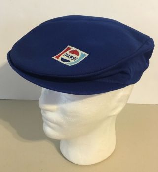 Vintage Pepsi Cabbie Hat Blue Snapback Ivy Newsboy Snap Golf Hat Pepsi - Cola Usa