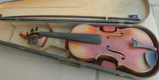 Rare Antique Giovan Paolo Maggini Violin In Case