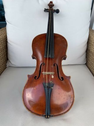 Antique German Austrian Stainer Violin Geige 14 Inches
