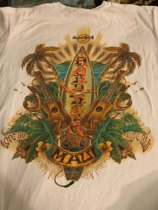 Hard Rock Cafe Maui T - Shirt Large Euc