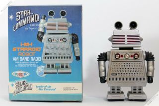 Horikawa Yonezawa Tomy Starroid Robot Radio Tin Japan Hk Vintage Space Toy