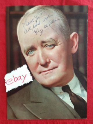 1936 George M.  Cohan Ink Signed Box C Autograph Song Theater Movies