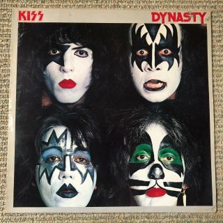 Kiss - Dynasty - Rare 1979 Uk White Label Test Press Promo Vinyl Lp