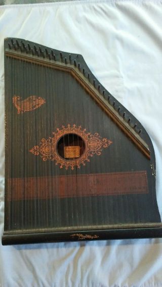 Rare Antique Zither,  Columbia Special,  Model No.  2 1/2 By Phonoharp Company