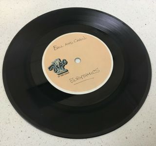 Eurythmics Very Rare One - Sided Acetate 7 " Vinyl Ball & Chain Annie Lennox