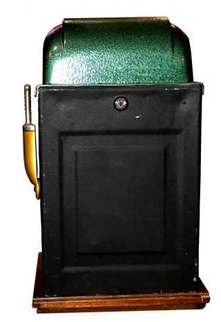 Antique 1947 Mills Token Bell 25 Cent Slot Machine,  Restored 3