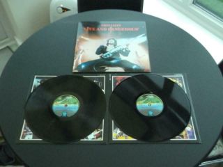 Thin Lizzy Live And Dangerous 1978 Uk Press 2 X 12 " Vinyl Record Lp Ex/ex