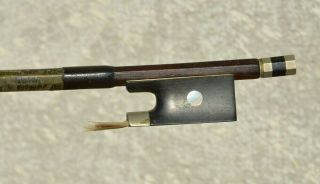 Old Violin Bow Stamped Tourte For Renovation