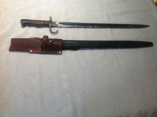 Rare Hooked Quillon British Pattern 1907 Bayonet
