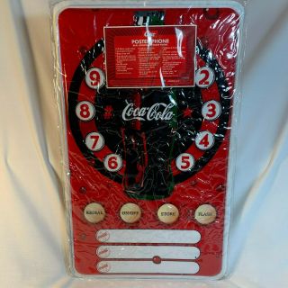 Vintage Official Coca - Cola Poster Wall Phone Speaker Dry Erase Board