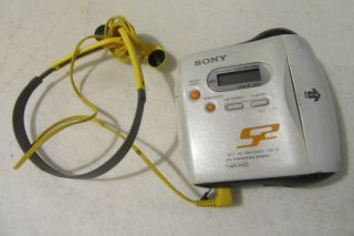 Rare Vintage Sony Mz - S1 Net Md Sports Walkman Minidisc Player Recorder Powersup