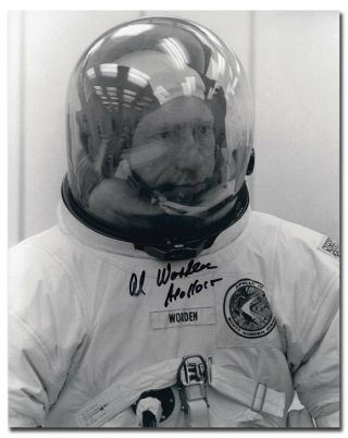 Apollo 15 Astronaut Al Worden Handsigned 8x10 Glossy Portrait - 8f252