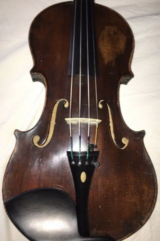Old Conservatory Violin 4/4 Ready To Play