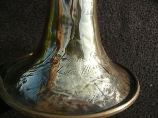 HISTORIC ADOLPHE SAX NATURAL TRUMPET made in PARIS IN 1855 IT PLAYS 3