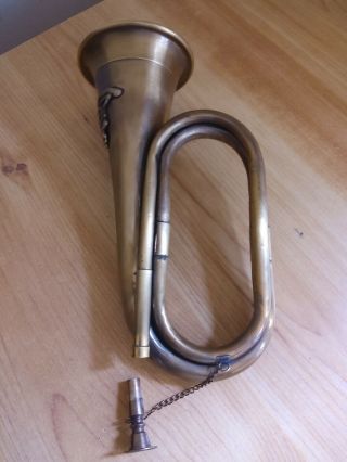 Solid Brass Bugle Great Collectable Full Functional