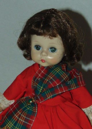 Vtg 50s Alexander - Kins Doll Madame Alexander Wendy Does The Highland Fling Slw
