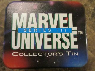 1992 Marvel Universe Series Iii Limited Skybox Collector Tin Complete