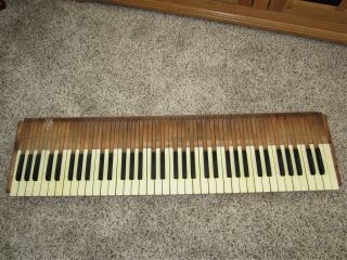 1800s Full Set Antique Piano Keys Victorian Parlor Pump Reed Organ Keyboard