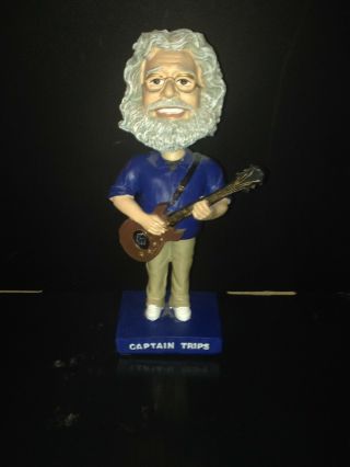 Grateful Dead Bobblehead Jerry Garcia Furthur Hand Painted - Phil Lesh And Co