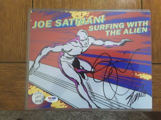 Joe Satriani/stan Lee Autographed Surfing With The Alien Psa/dna Certified