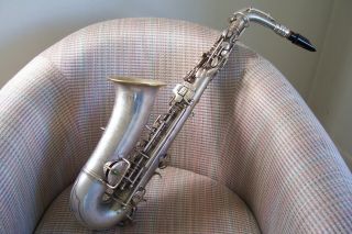 C G Conn 1929 Wonder Alto Silver Saxophone & Case