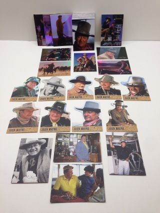 John Wayne (breygent) Complete Mini Master Card Set 72,  All 25 Rare Chase Cards