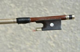Old Violin Bow Stamped N.  Laury A Paris For Renovation