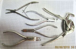 5 Watchmakers Or Jewellers Hand Tools.