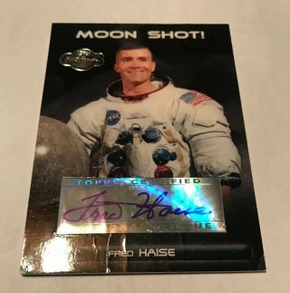 Fred Haise 2007 Topps Co - Signers Moon Shot Autographed Astronaut Card
