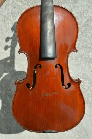 Old French Violin From Jtl Workshops,  Stamped Jtl Ladies Violin