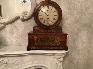 Antique Regency Rosewood Clock,  William Dodd London.
