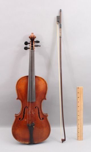 Quality Antique 4/4 Figured Maple Violin aft.  Giovan paolo Maggini, 2