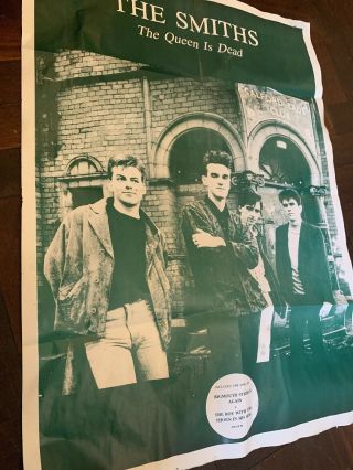 The Smiths Promotional Poster True Vintage Salford Lads Club Morrissey
