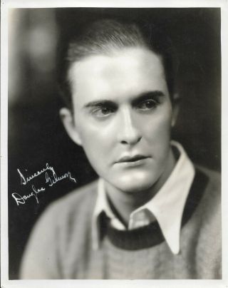 Douglas Gilmore (silents) Hand - Signed 1920s Vintage D/w 9.  5” X 7.  5“ Portrait